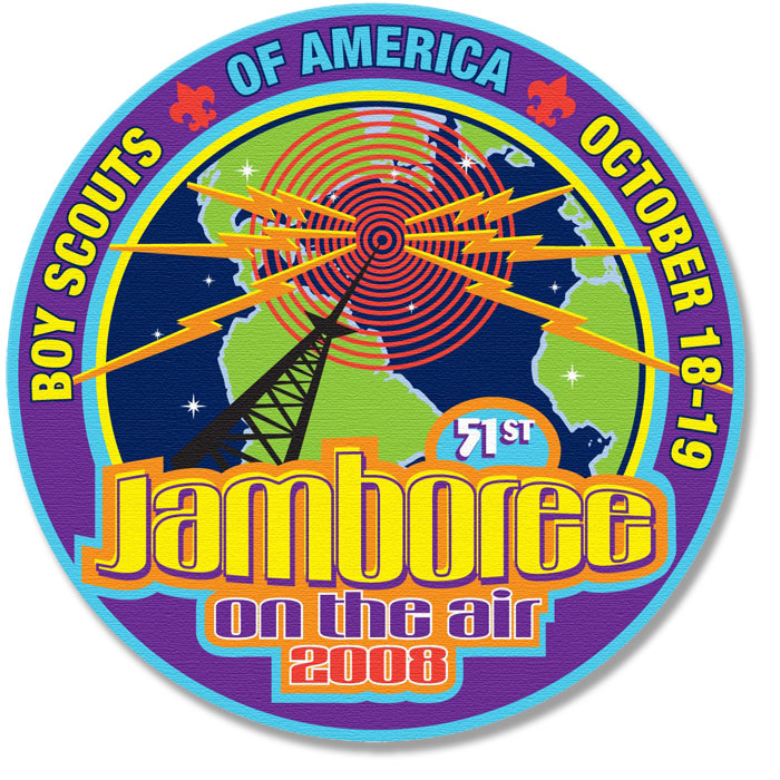 JOTA/JOTI 2008 Patch for Jamboree On The Air/Internet -BSA
